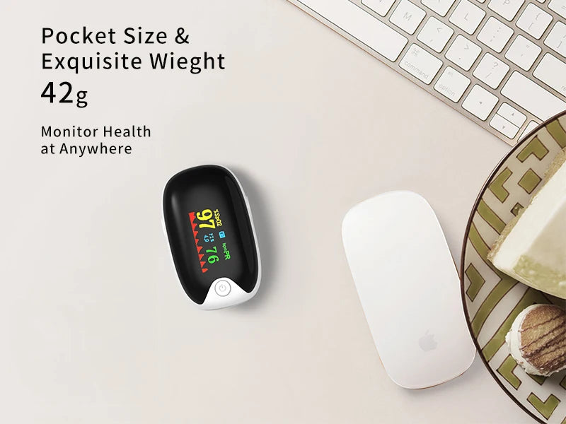 Medical Finger Pulse Oximeter – Oxygen & Heart Rate Monitor for All Ages