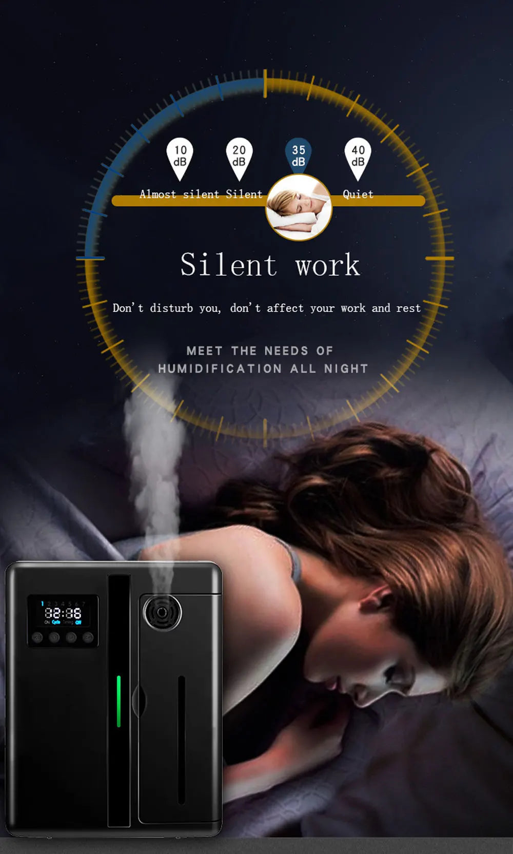 160ML Wall-Mounted Scent Diffuser with Fan for Hotel & Home
