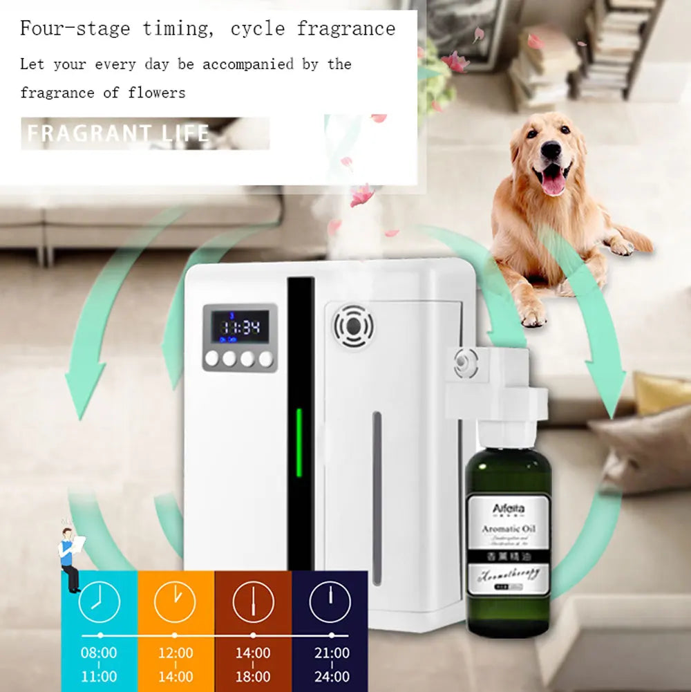 160ML Wall-Mounted Scent Diffuser with Fan for Hotel & Home