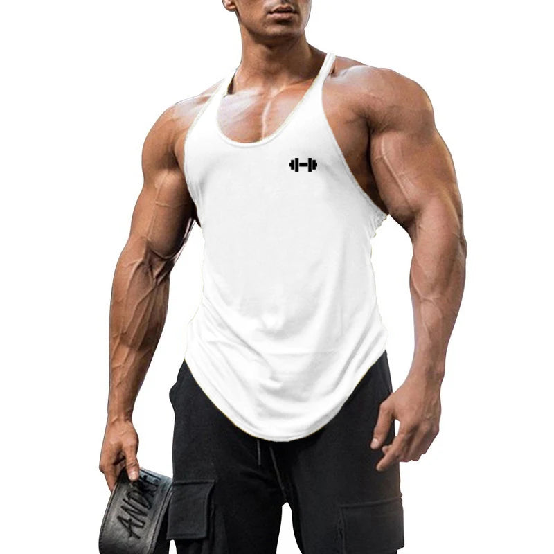 Men’s Cotton Muscle Tank Top – Breathable Y-Back Sleeveless