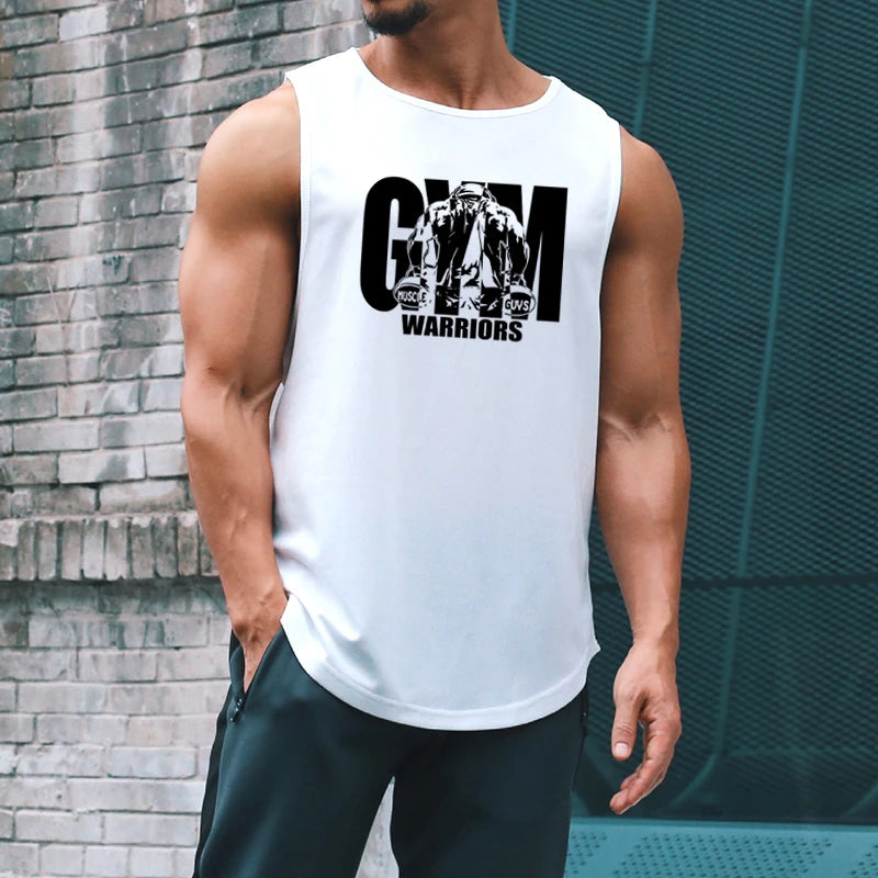 Men’s Summer Mesh Quick-Dry Sleeveless Gym Tank Top