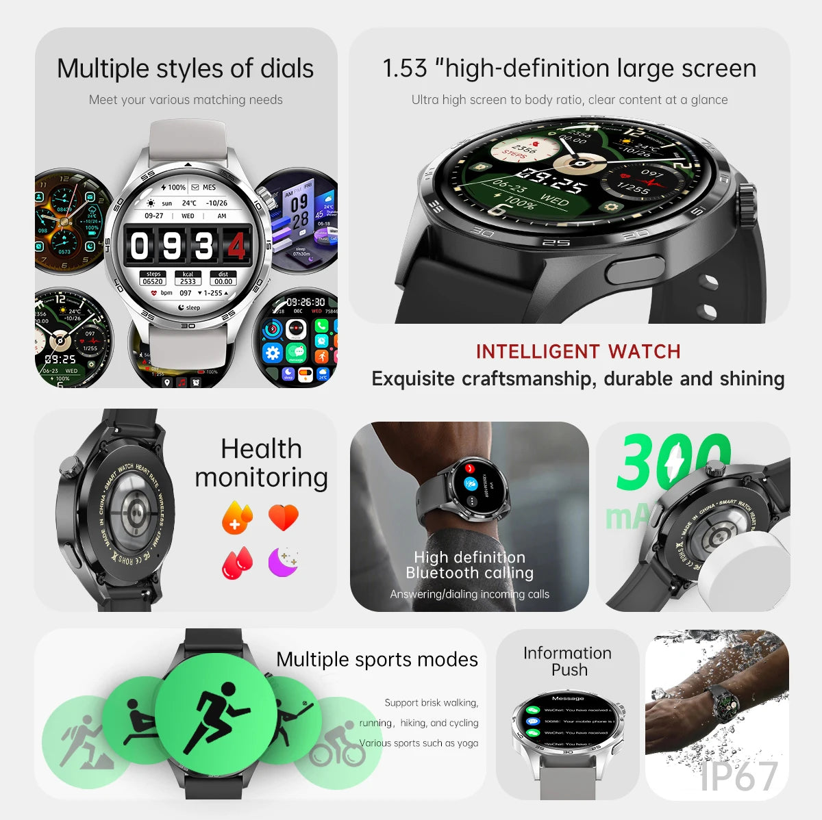 GT5 Pro Smartwatch with AMOLED, GPS, NFC & Bluetooth Call