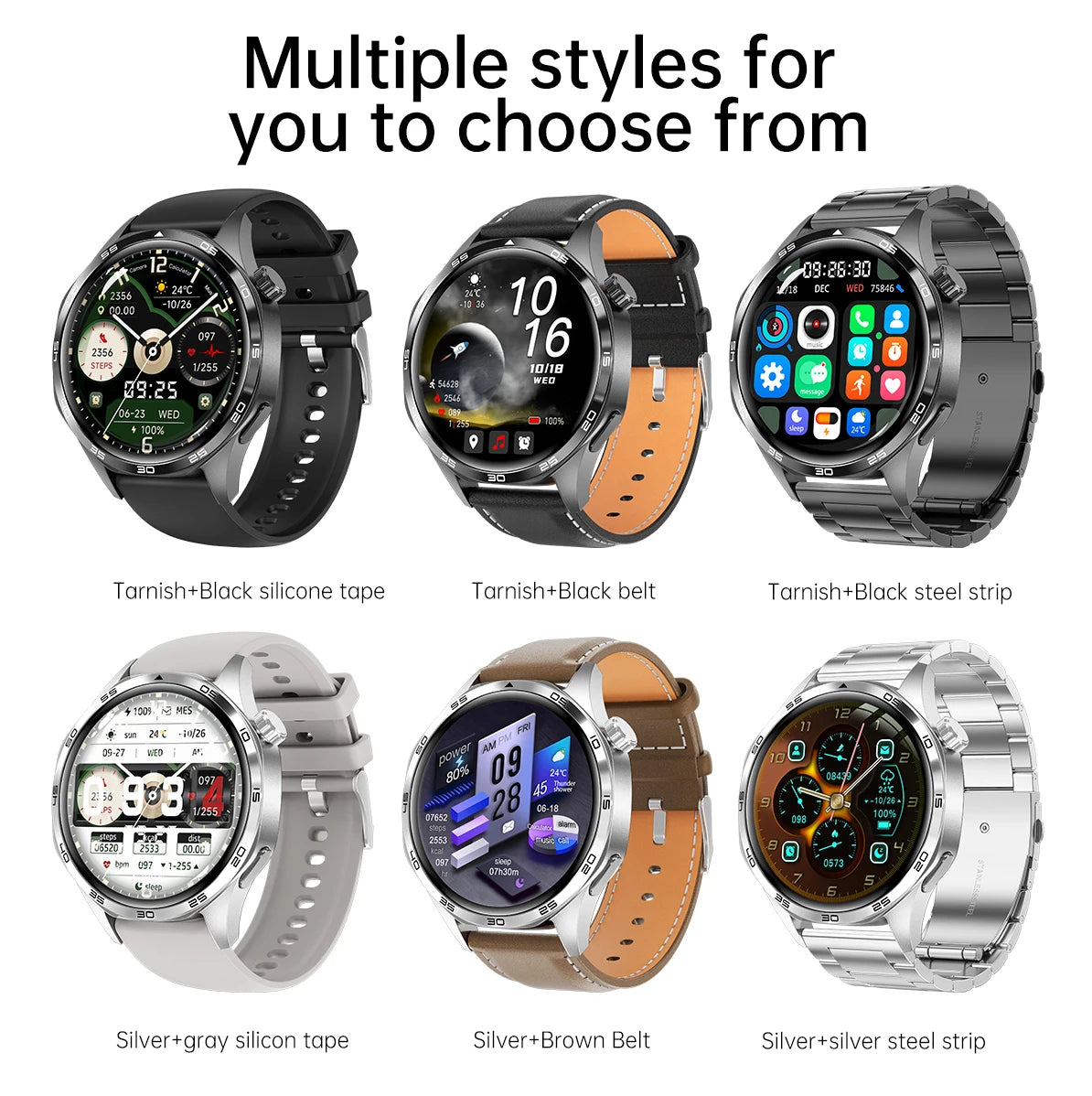 GT5 Pro Smartwatch with AMOLED, GPS, NFC & Bluetooth Call