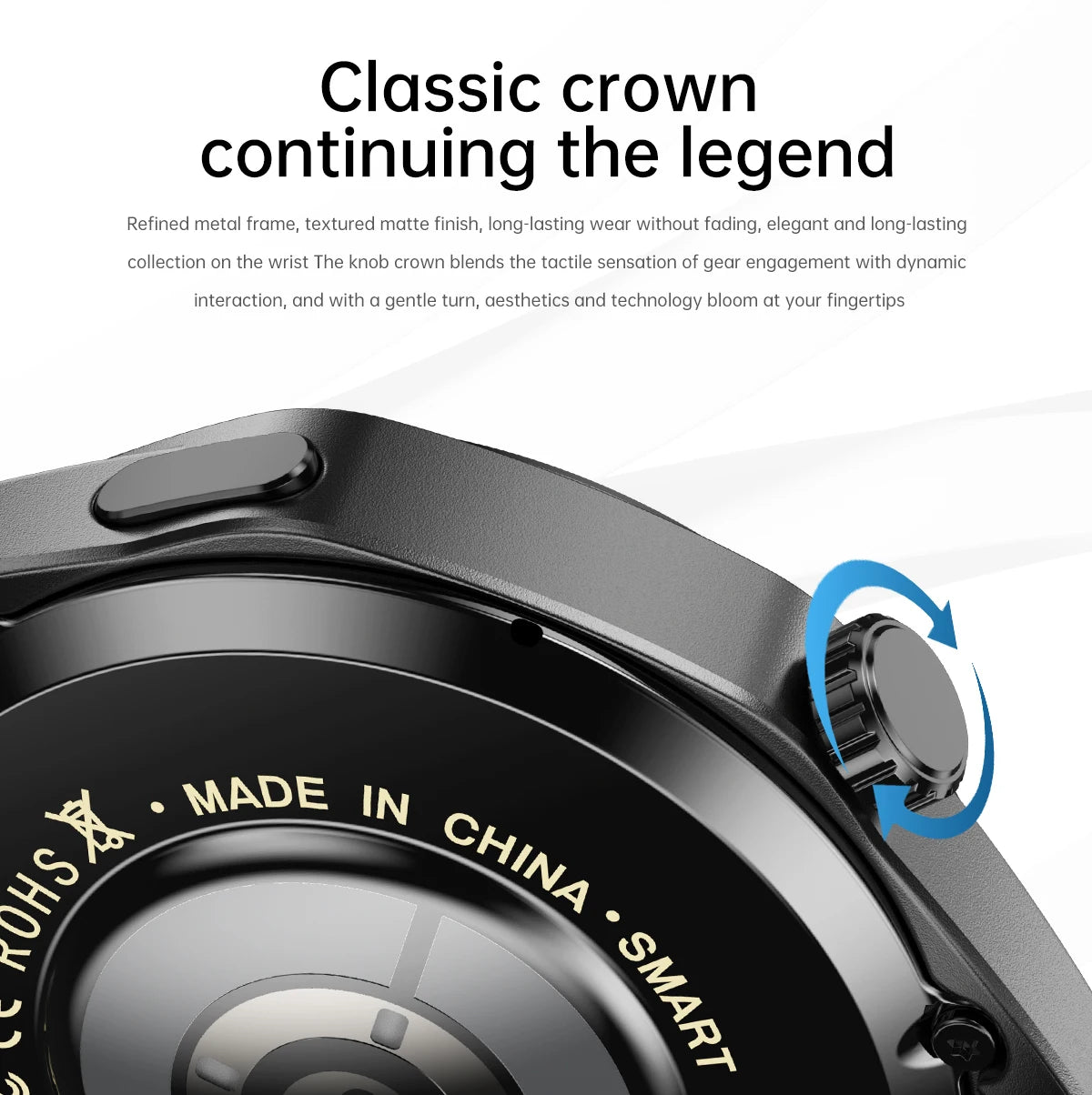 GT5 Pro Smartwatch with AMOLED, GPS, NFC & Bluetooth Call