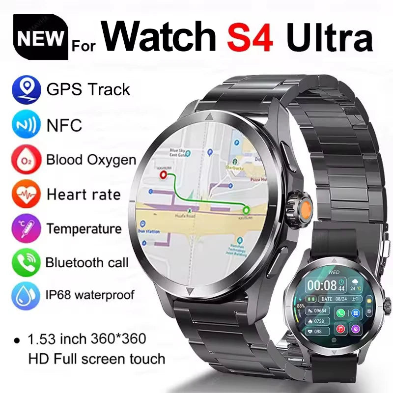 2025 Xiaomi S4 Ultra GPS Smartwatch with AMOLED & NFC