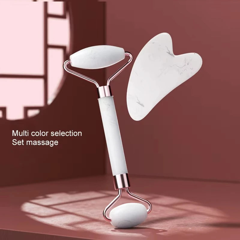 Resin Facial Roller & Scraping Tool – Face, Neck, Eye Massage
