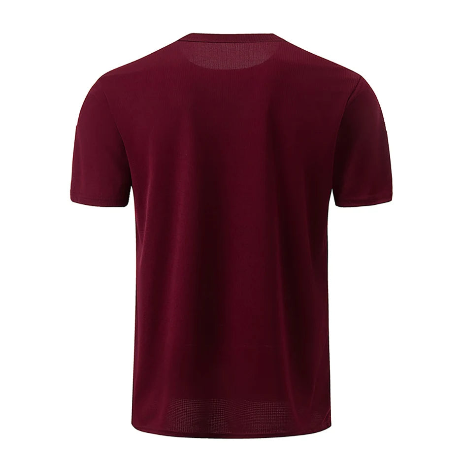 Men’s Waffle Sports Shirt – Short Sleeve Training Tee (1/5 Pcs)
