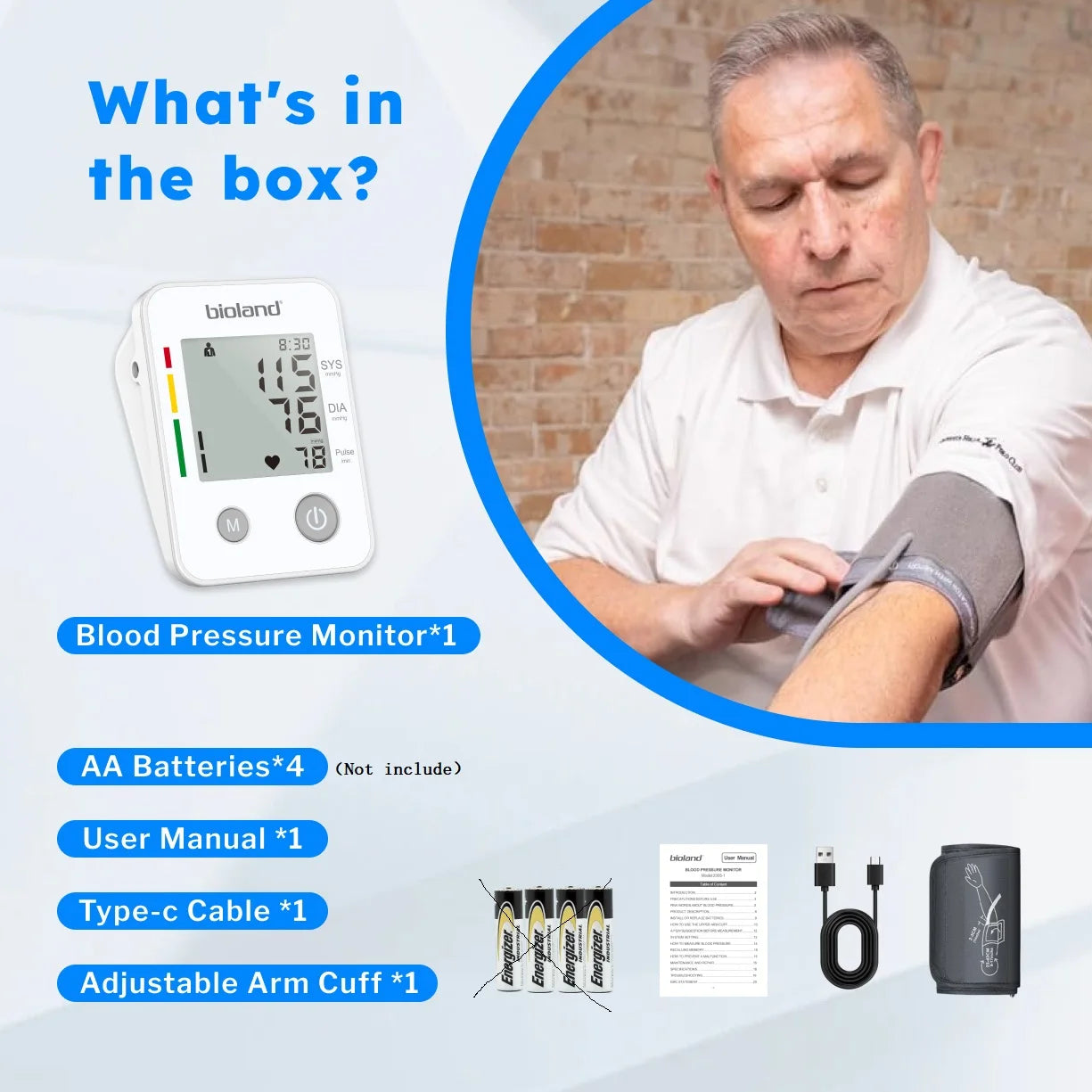 Bioland 2005 Upper Arm Digital Blood Pressure Monitor