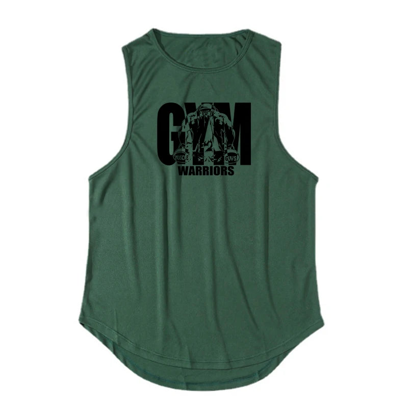Men’s Summer Mesh Quick-Dry Sleeveless Gym Tank Top