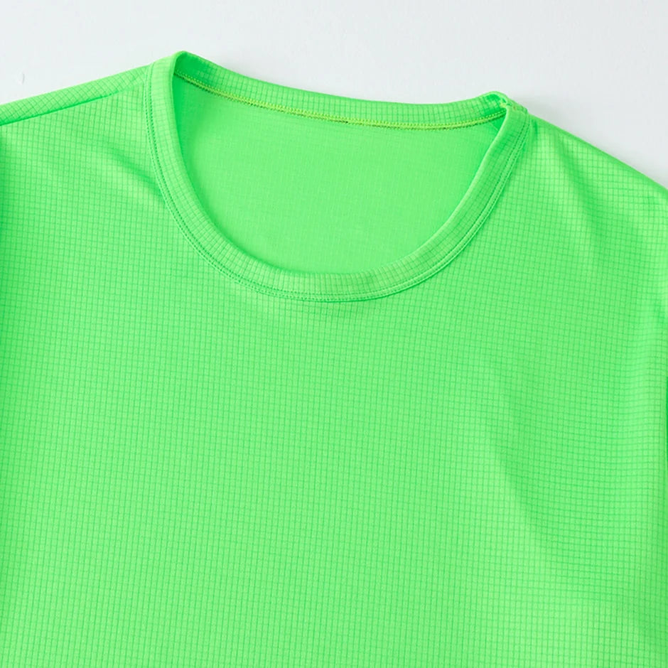 Men’s Waffle Sports Shirt – Short Sleeve Training Tee (1/5 Pcs)