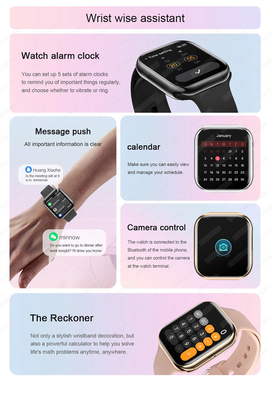 IW10 Series Smartwatch with GPS & Bluetooth Call for Android/iOS