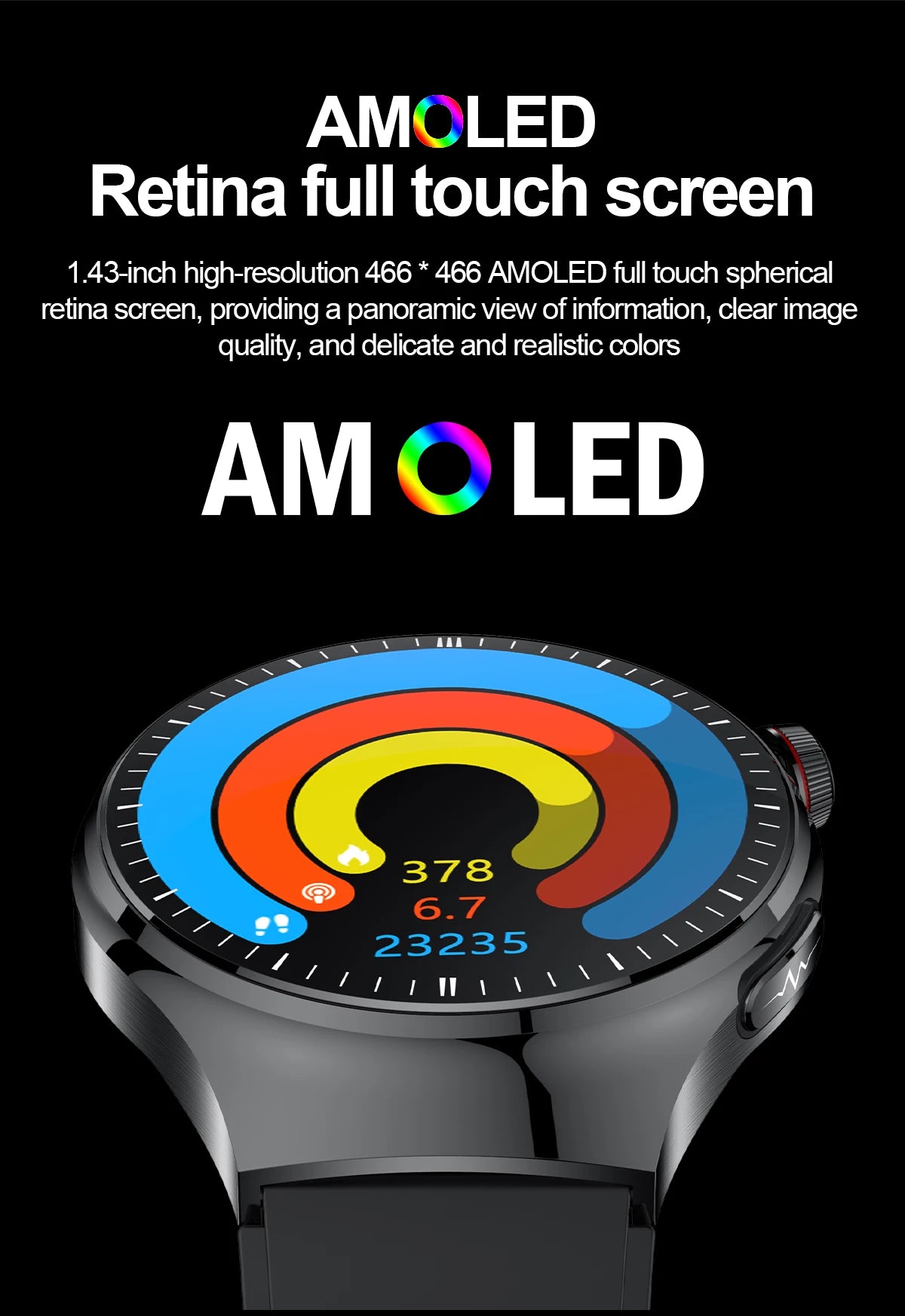 2025 Nursing-Grade Health Smartwatch with ECG, PPG & Bluetooth Call