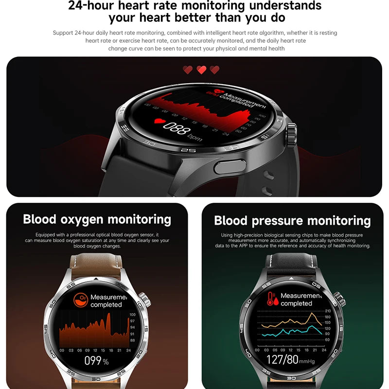 GT5 Pro Smartwatch with AMOLED, GPS, NFC & Bluetooth Call