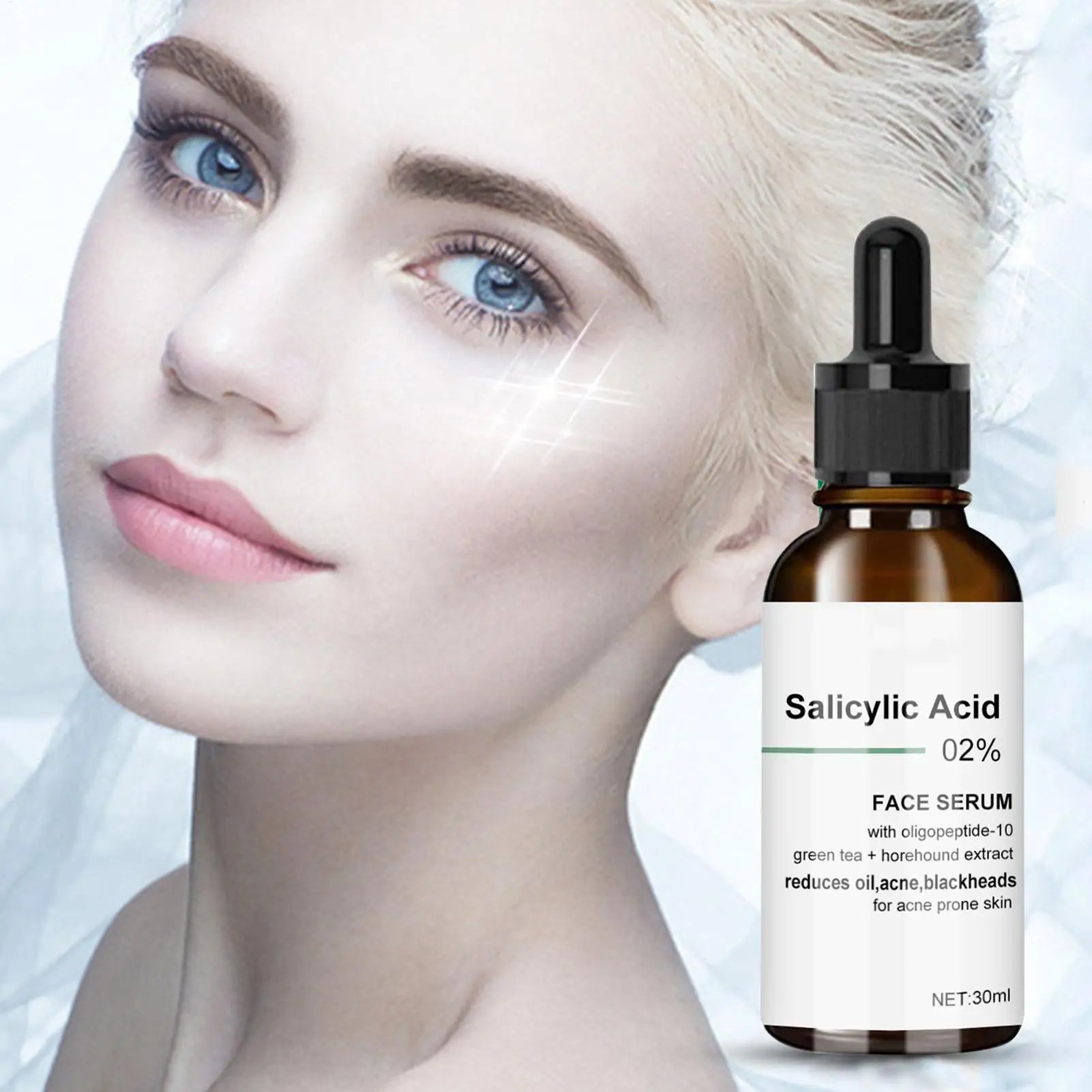 Salicylic Acid Pore Shrink Face Serum for Oil Control & Anti-Wrinkle
