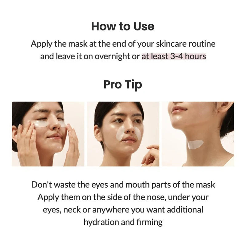 Bio Collagen Face Mask – Deep Hydrating & Brightening (1/5/10/20pcs)