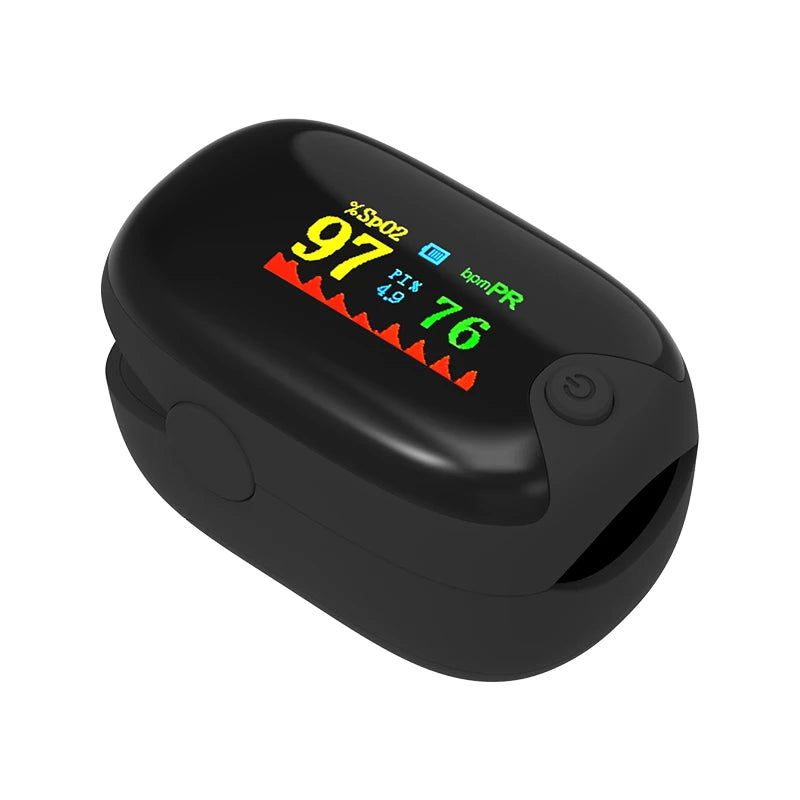 Medical Finger Pulse Oximeter – Oxygen & Heart Rate Monitor for All Ages