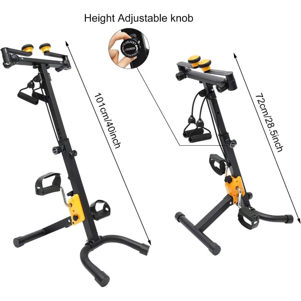 Foldable Pedal Exerciser Bike for Seniors & Rehab Use