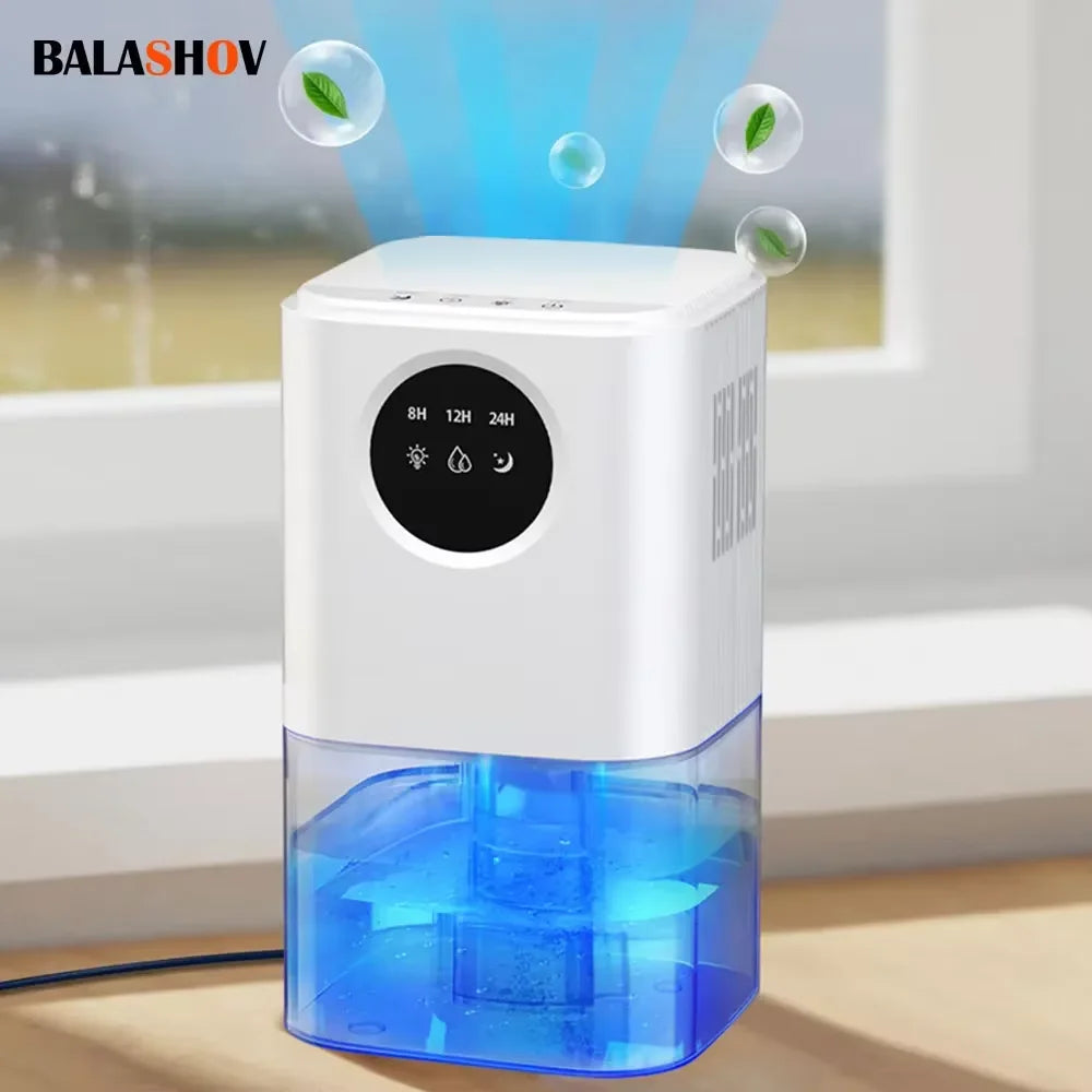 1.7L Silent Home Dehumidifier for Bedroom & Office