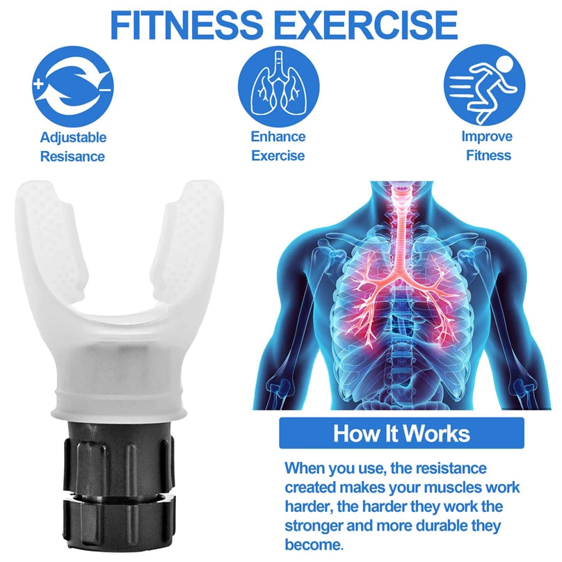 Breathing Trainer Lung Flexer – Adjustable Lung Capacity Exerciser
