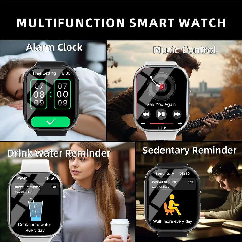 LAXASFIT Series 10 Smart Watch with BT Call & Fitness Tracker