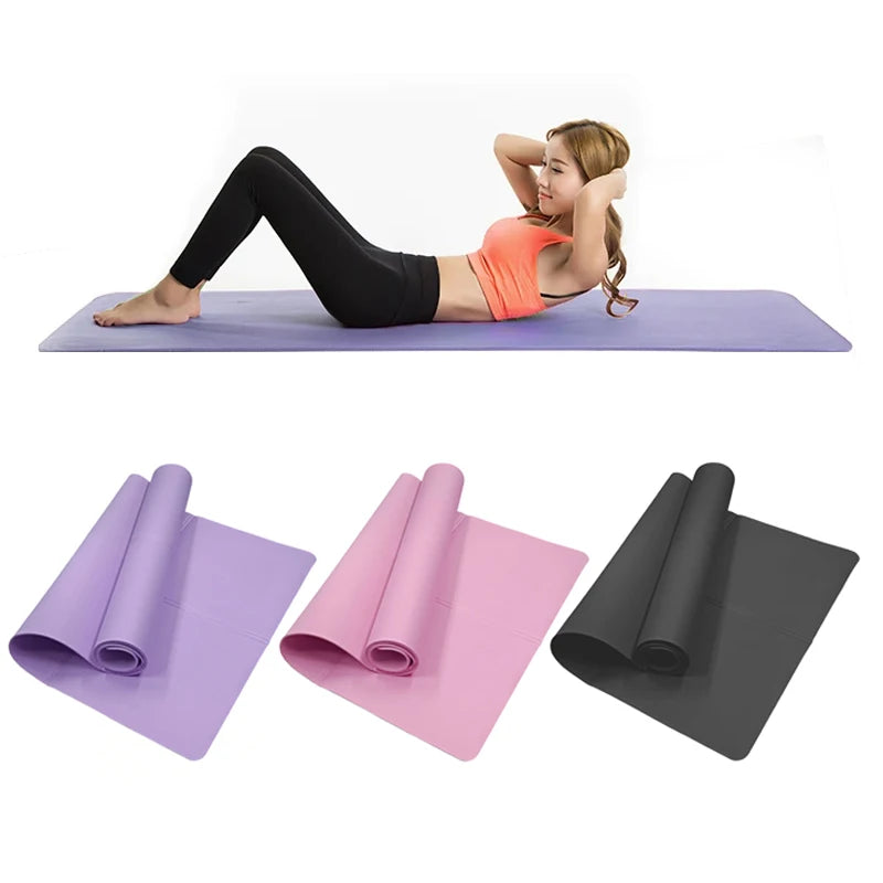4mm Anti-Slip EVA Yoga Mat for Fitness & Pilates