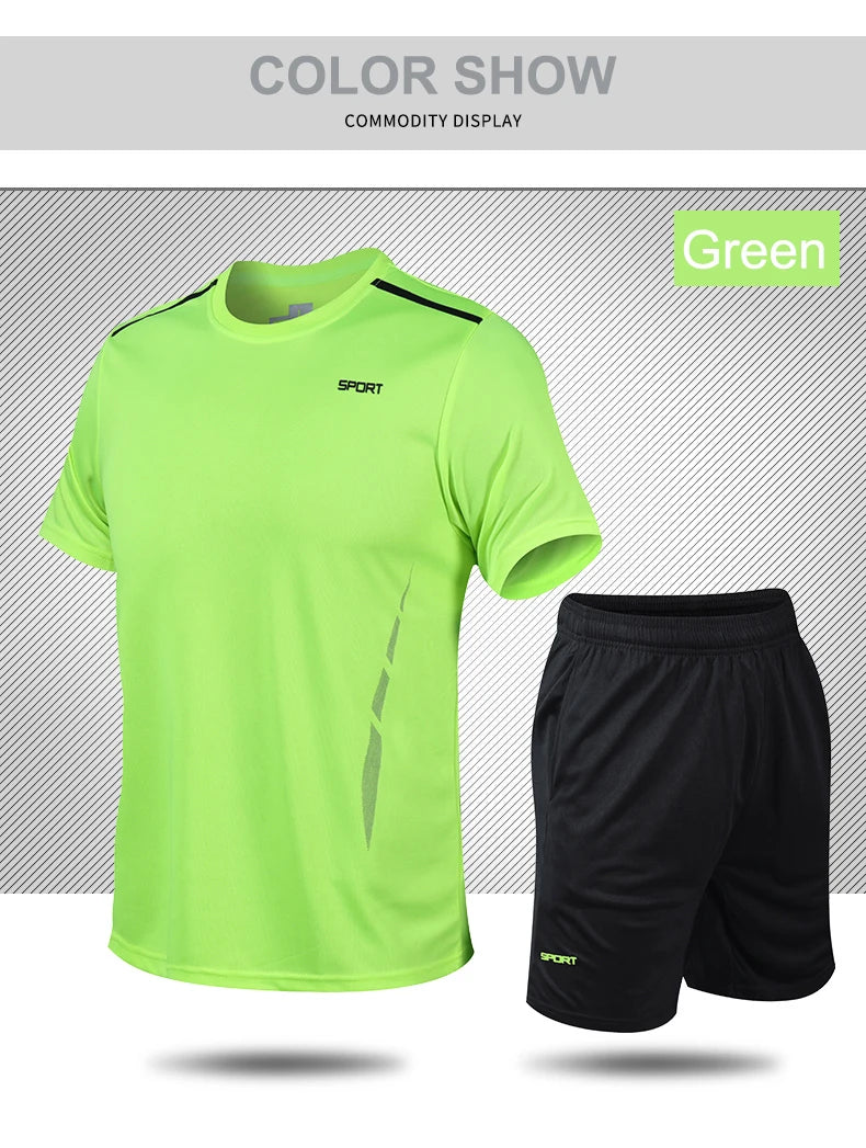 CHRLCK Men’s Quick-Dry Running & Outdoor Sports Set