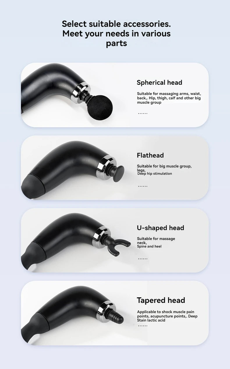 Smart Rechargeable Handheld Massage Gun Hammer