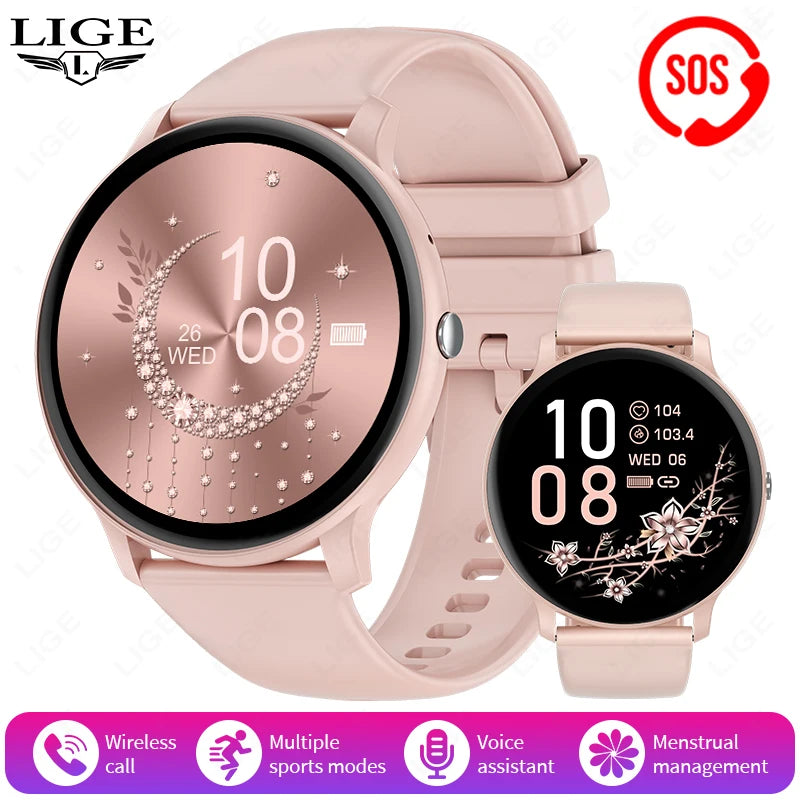 2025 Bluetooth Smart Watch for Women & Men with Fitness Tracker