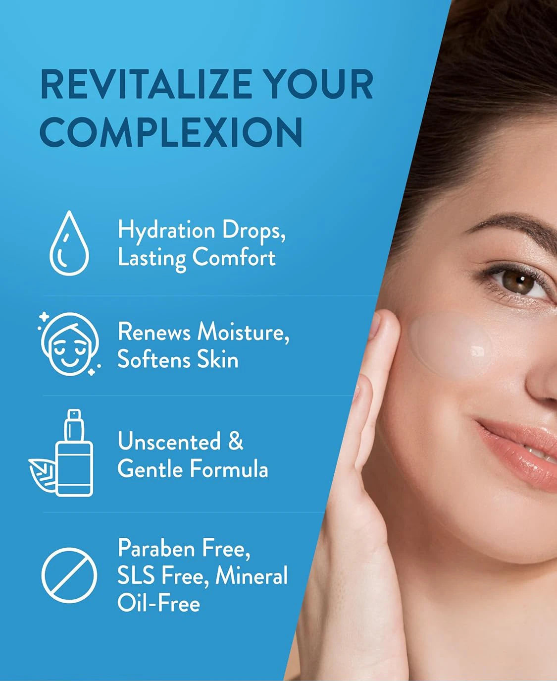 2pcs Hyaluronic Acid Deep Moisturizing Facial Essence