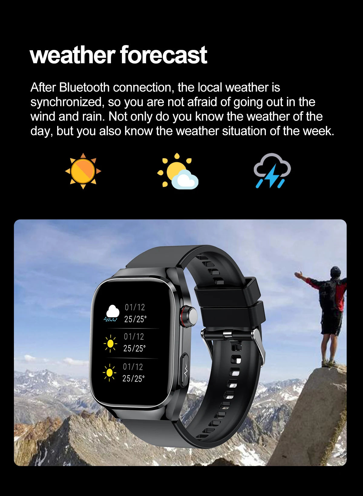 2025 Micro Physical Exam Smartwatch with Uric Acid & Body Fat Monitor