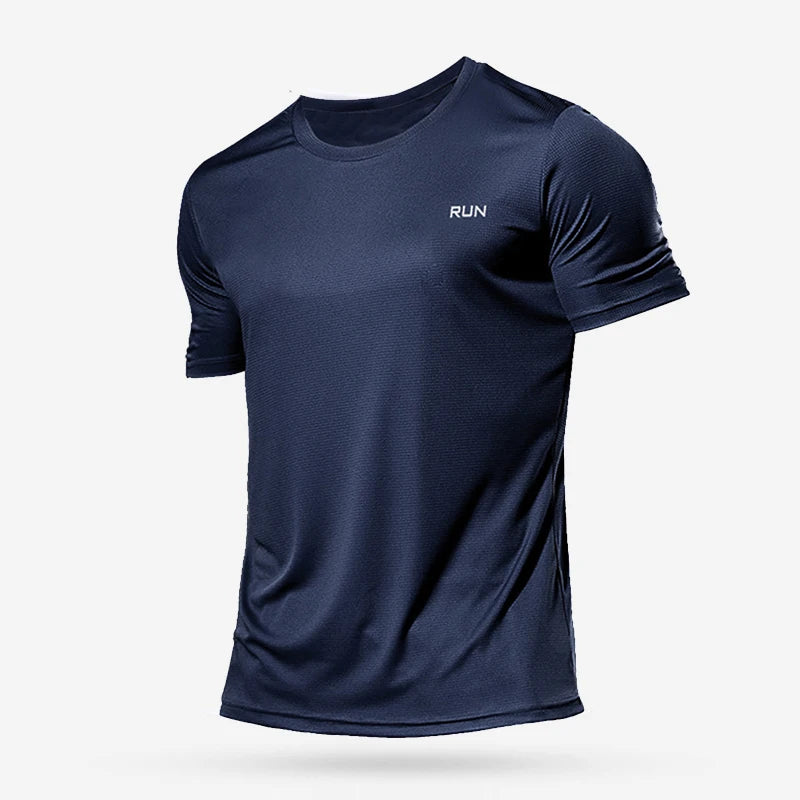 Men’s Quick-Dry Sports Shirt – Compression Fit Gym & Soccer Tee