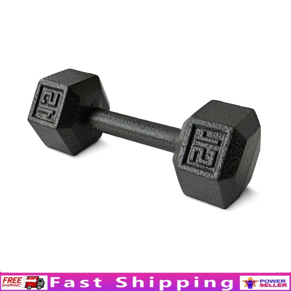 5lb Cast Iron Dumbbell Pair for Strength Training