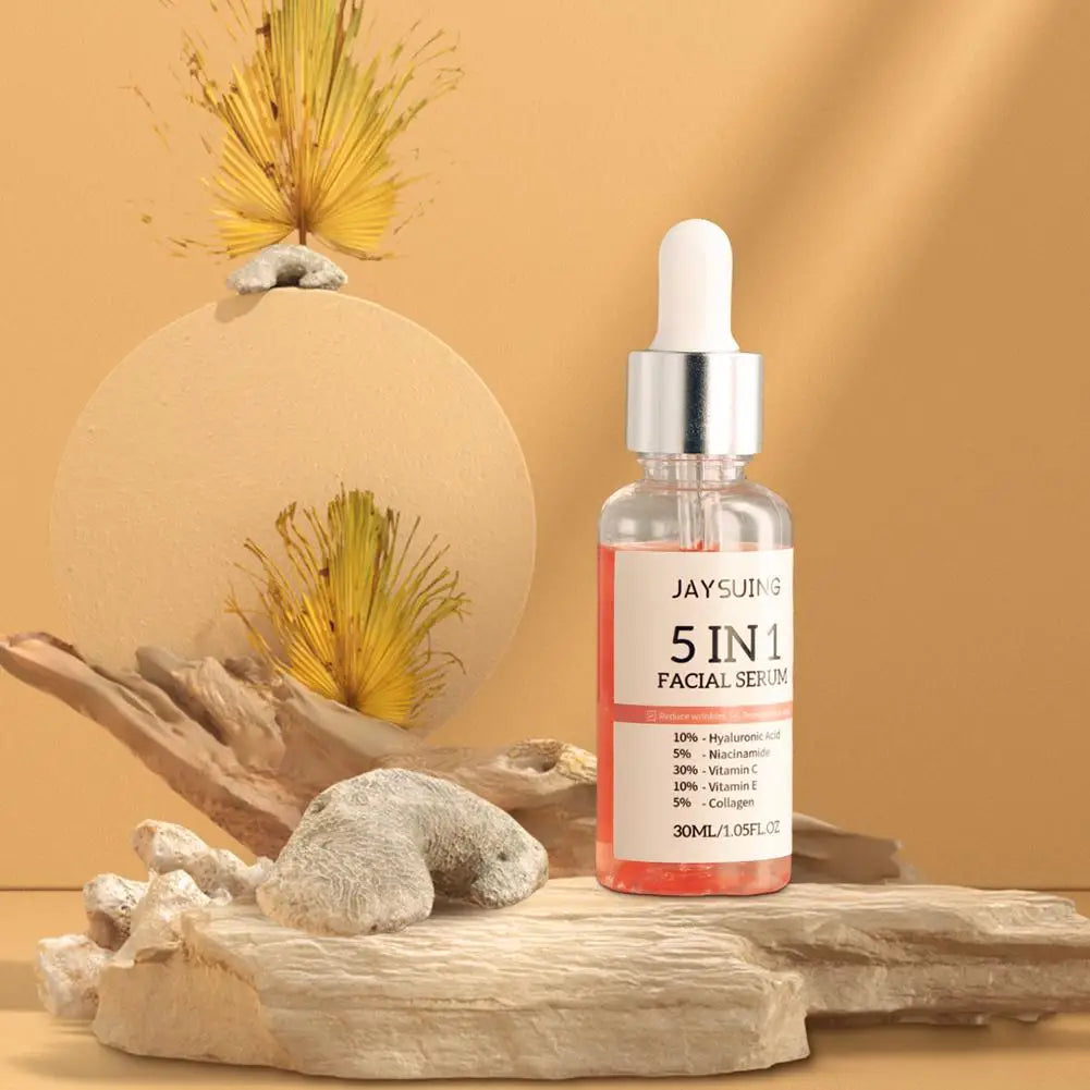 5-in-1 Hyaluronic Acid Vitamin C Collagen Face Serum