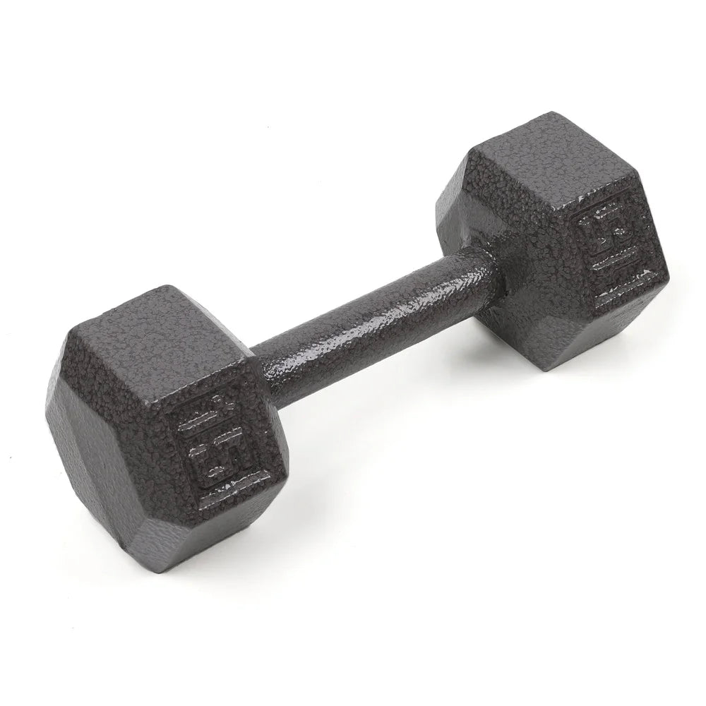 5lb Cast Iron Dumbbell Pair for Strength Training