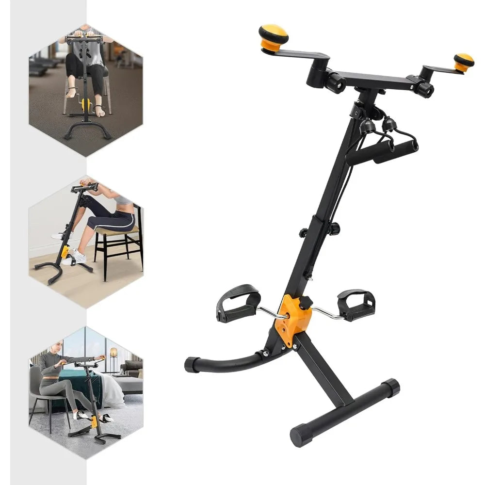 Foldable Pedal Exerciser Bike for Seniors & Rehab Use