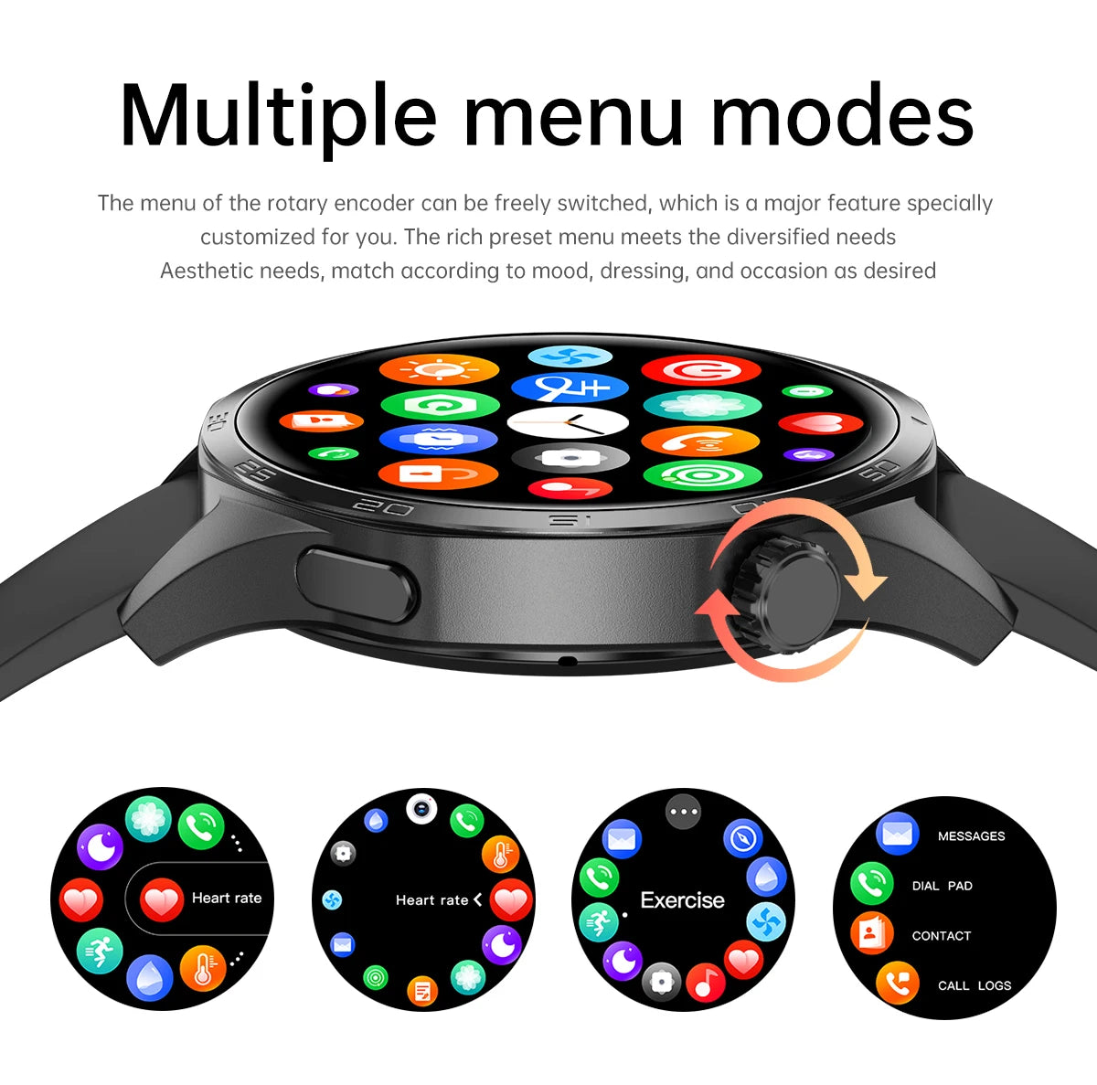 GT5 Pro Smartwatch with AMOLED, GPS, NFC & Bluetooth Call