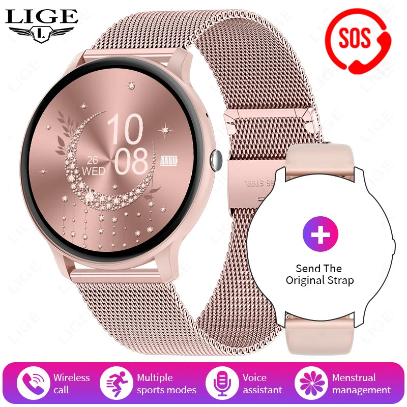 2025 Bluetooth Smart Watch for Women & Men with Fitness Tracker