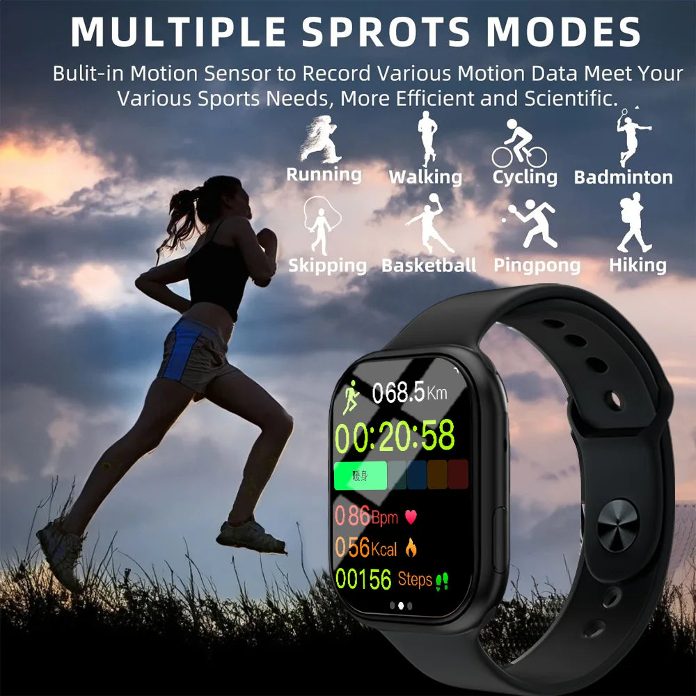 LAXASFIT Series 10 Smart Watch with BT Call & Fitness Tracker
