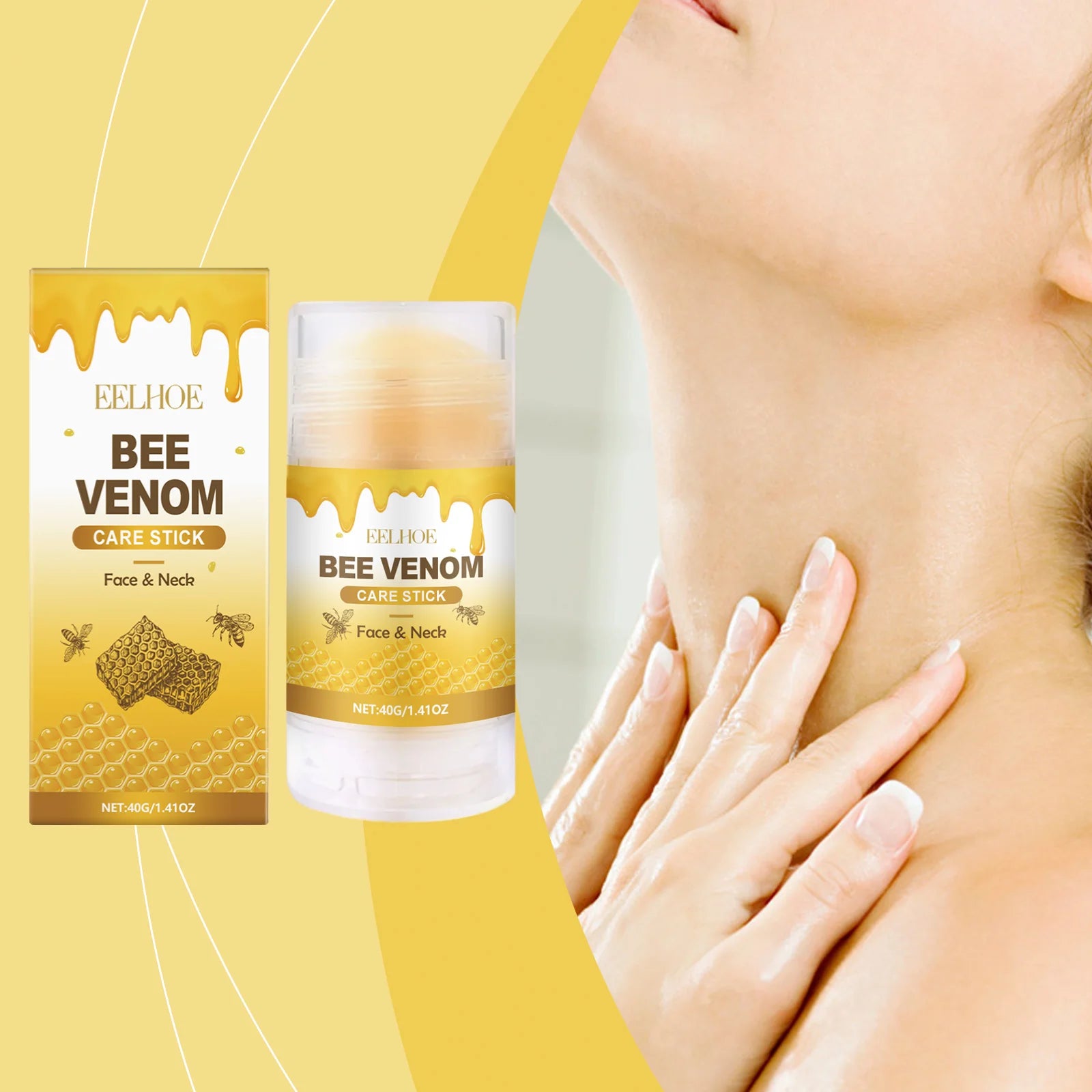 Bee-Venom Neck Care Stick with Collagen for Lift & Moisturizing