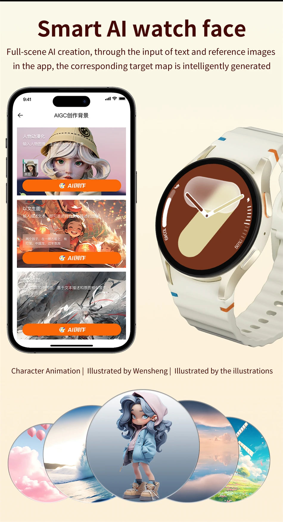 Galaxy Watch 7 Smartwatch with AMOLED Screen & Bluetooth Call