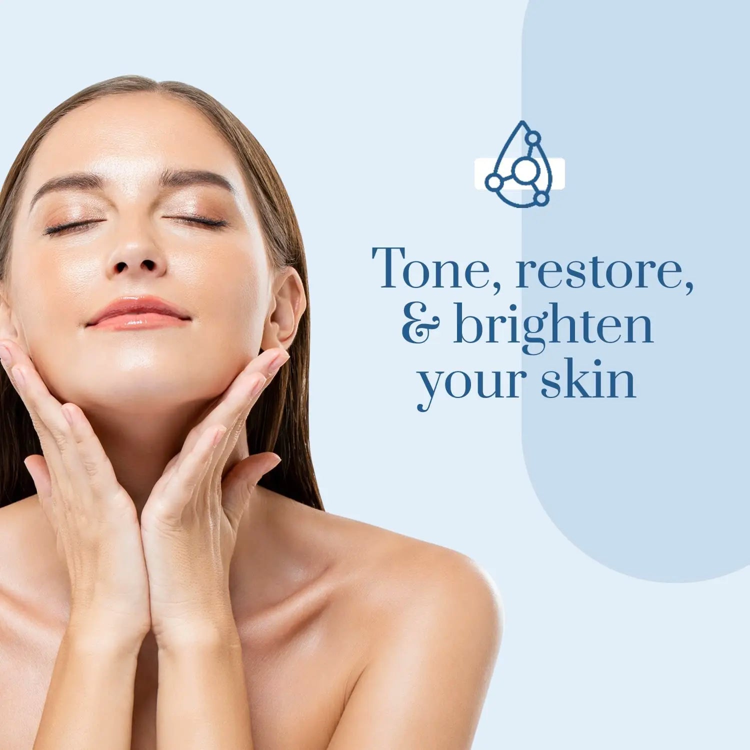 2pcs Hyaluronic Acid Deep Moisturizing Facial Essence