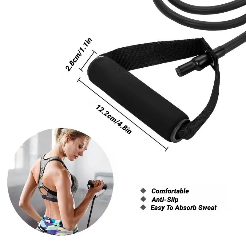 Resistance Bands with Handles – 5-Level Home Workout Set