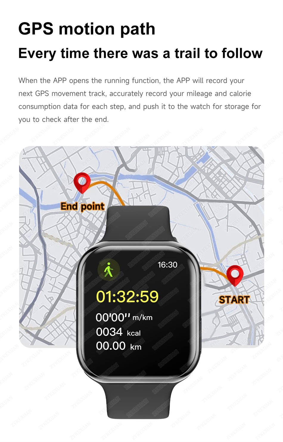 IW10 Series Smartwatch with GPS & Bluetooth Call for Android/iOS