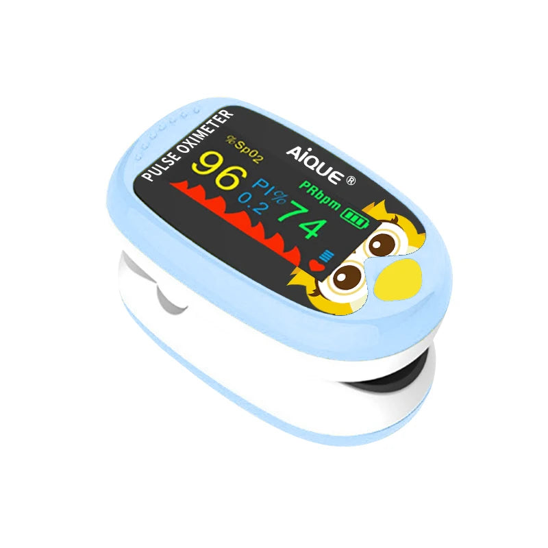 AiQUE Pediatric Finger Pulse Oximeter – Child & Baby SpO₂ Monitor