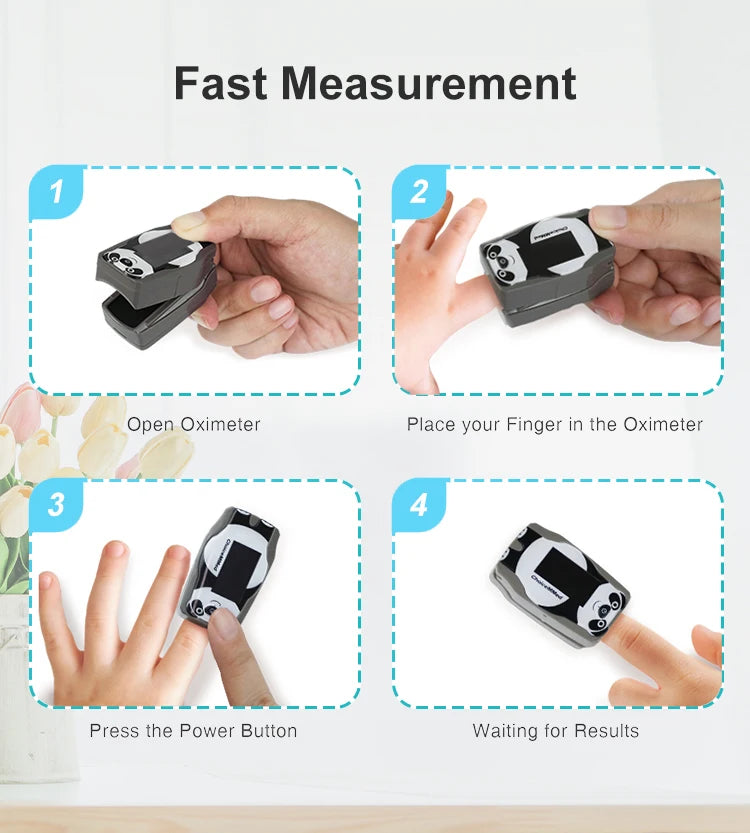 ChoiceMMed Pediatric Finger Pulse Oximeter with OLED Display