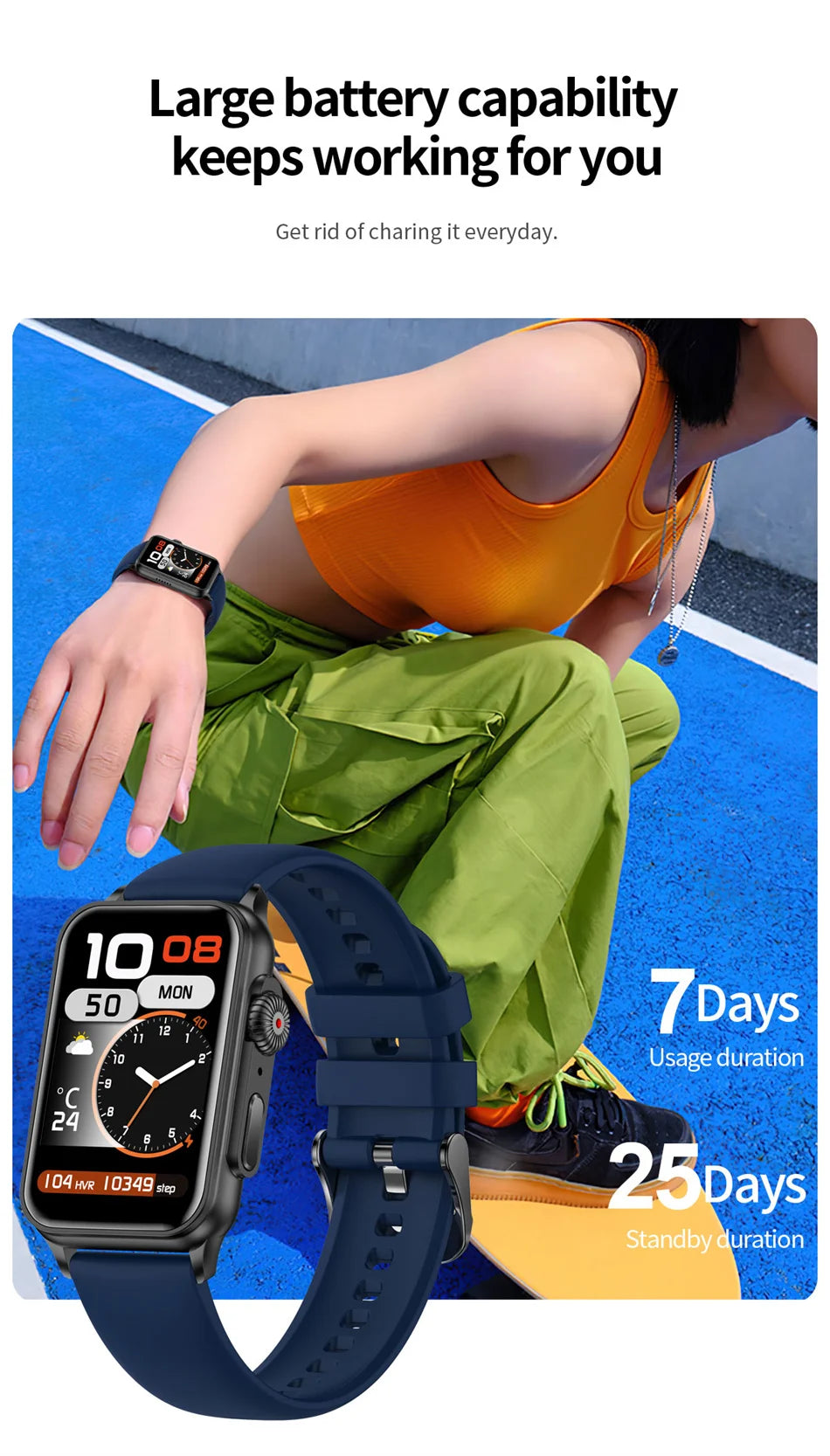 2023 Bluetooth Call Smartwatch with AI Voice & Fitness Tracker