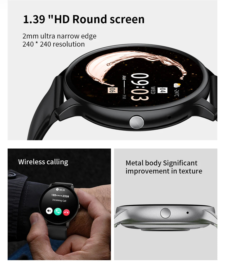 2025 Bluetooth Smart Watch for Women & Men with Fitness Tracker