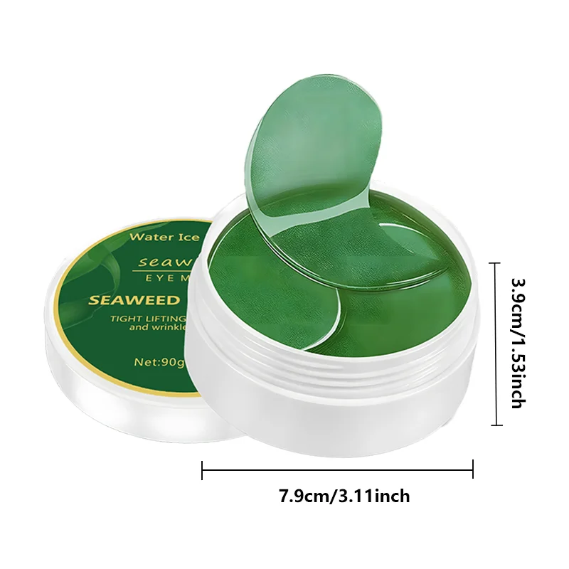 60pcs Seaweed Collagen Eye Masks – Dark Circle & Puffiness Treatment