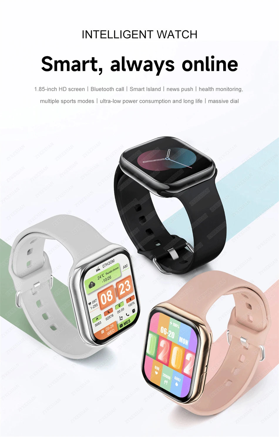 IW10 Series Smartwatch with GPS & Bluetooth Call for Android/iOS