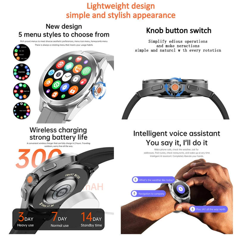 2025 Xiaomi S4 Ultra GPS Smartwatch with AMOLED & NFC
